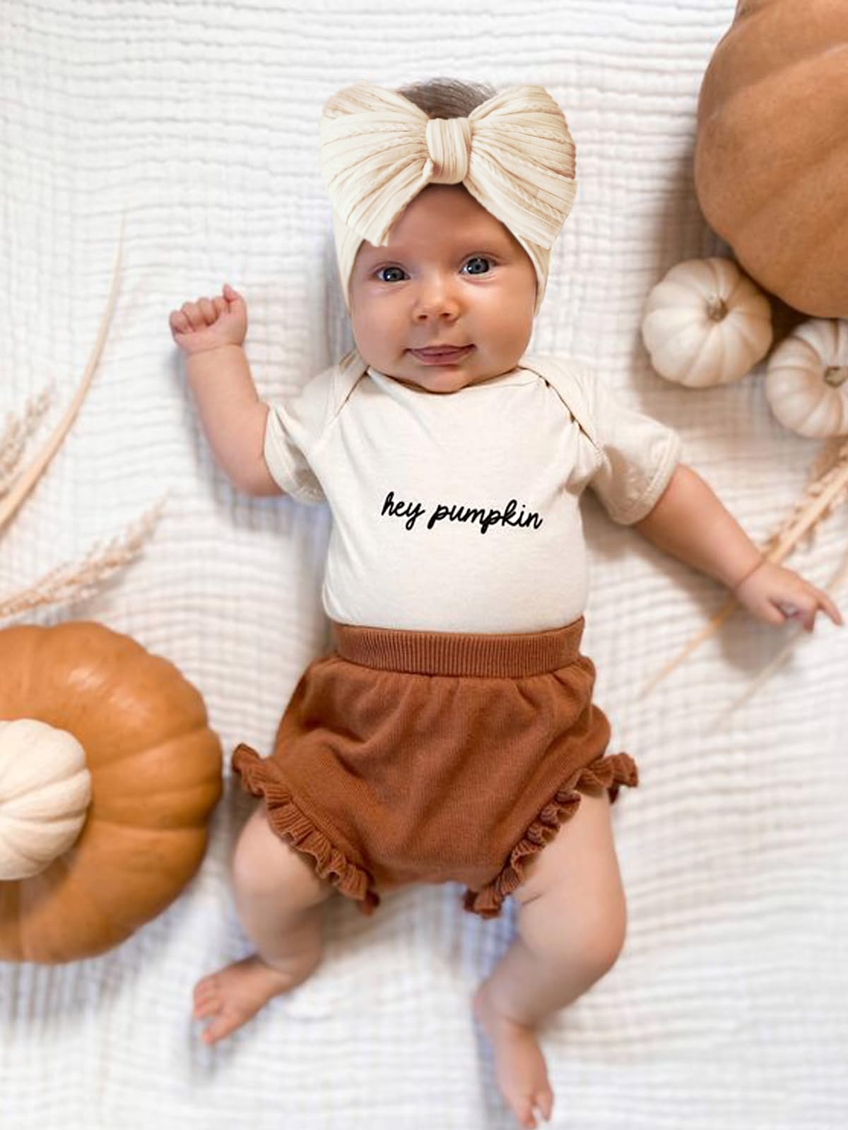 AQOKKA Baby Bows Headbands Nylon Baby Girl Headbands Soft Handmade Hairbands Toddler Hair Accessories for Girls Baby Newborn Infant Kids - Image 6