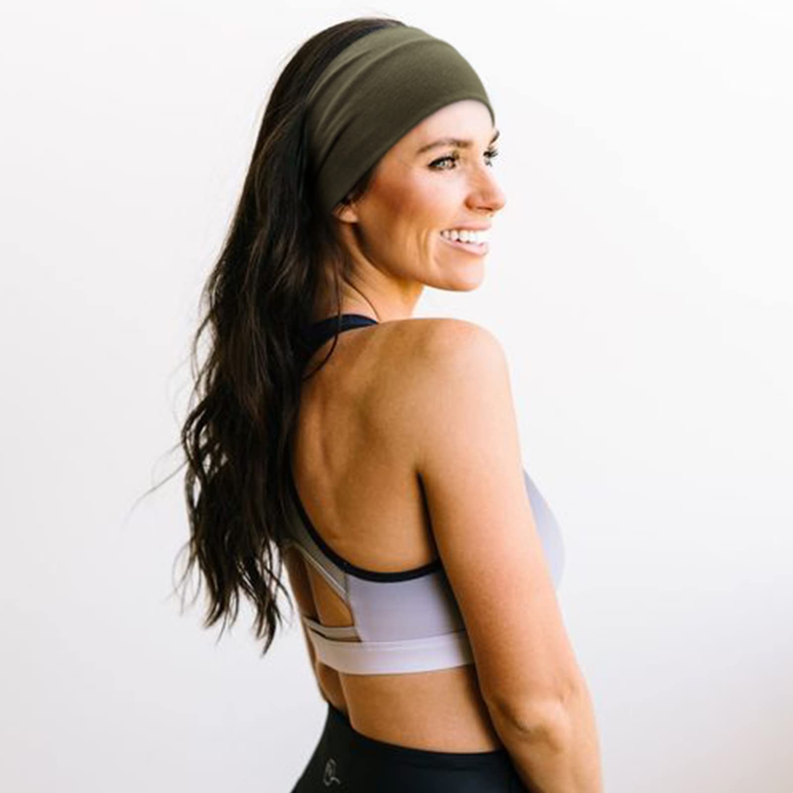 AQOKKA Elastic Knotted Headbands for Women Criss Cross Head Bands for Women's Hair Non Slip Boho Wrap Twisted Hair Accessories - Image 5