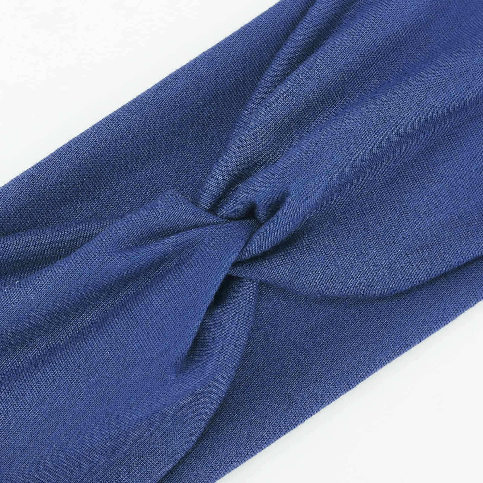 AQOKKA Elastic Knotted Headbands for Women Criss Cross Head Bands for Women's Hair Non Slip Boho Wrap Twisted Hair Accessories - Image 7