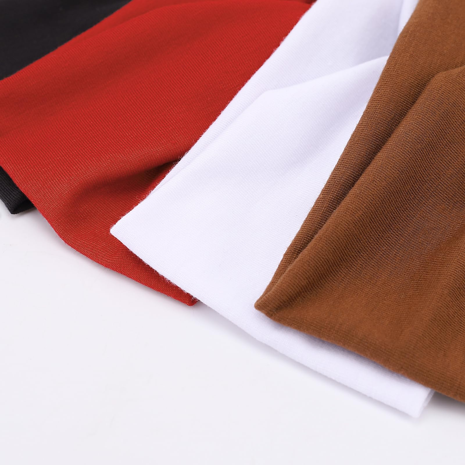 AQOKKA Elastic Knotted Headbands for Women Criss Cross Head Bands for Women's Hair Non Slip Boho Wrap Twisted Hair Accessories - Image 5