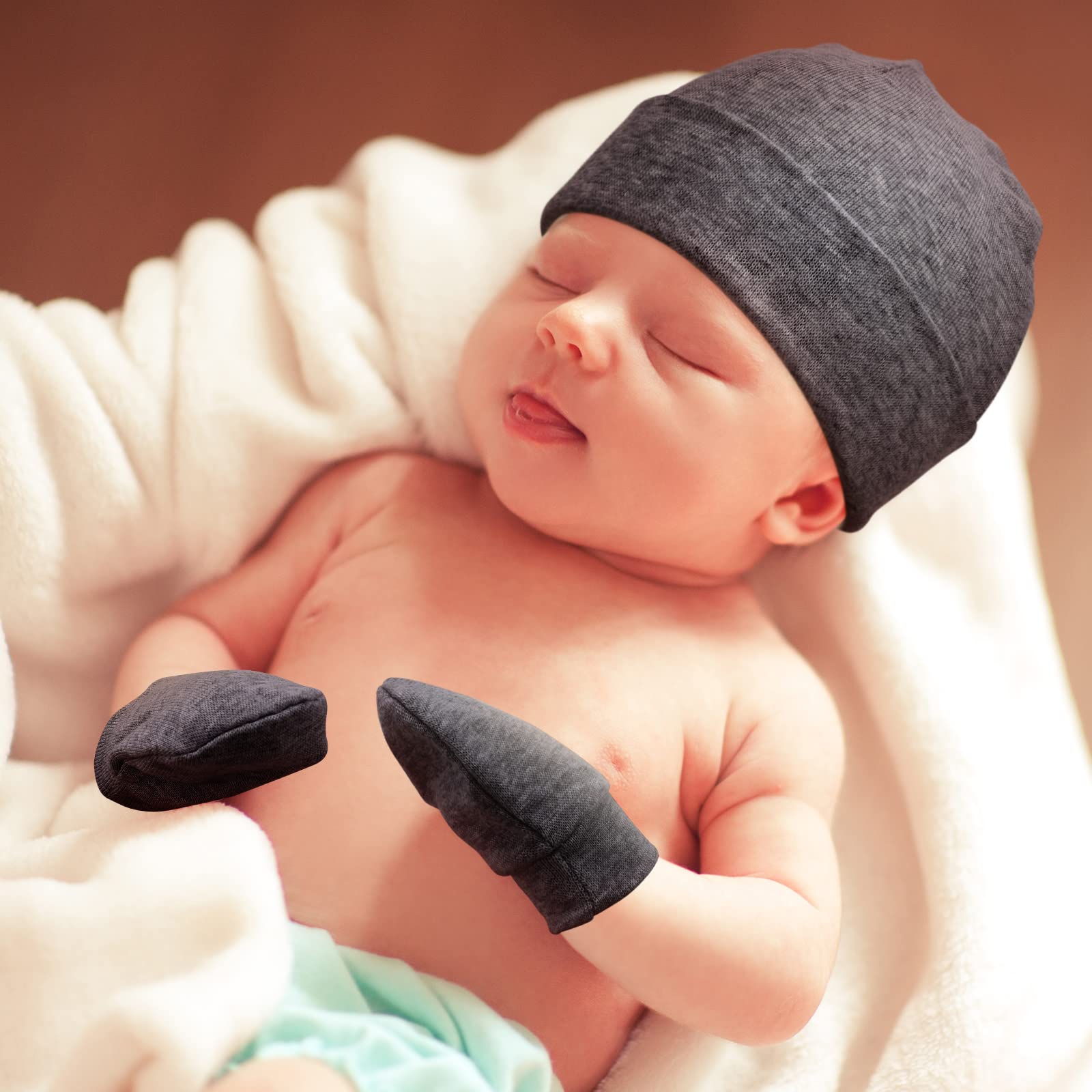 AQOKKA Women Fascinators Hats Veil Mesh Tea Party Derby Hat Bow Lace Gloves Pearl Jewelry Set for Women Cocktail Wedding - Image 7