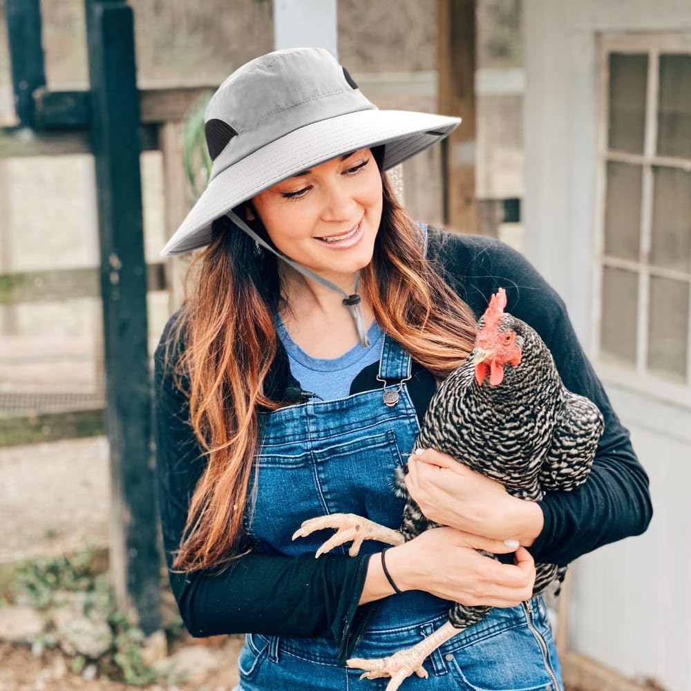 Summer Sun Hats for Women Men Waterproof Foldable Bucket Hat Mesh Wide Brim Beach Hats Outdoor Fishing Hiking Fishing UPF 50+ - Image 3