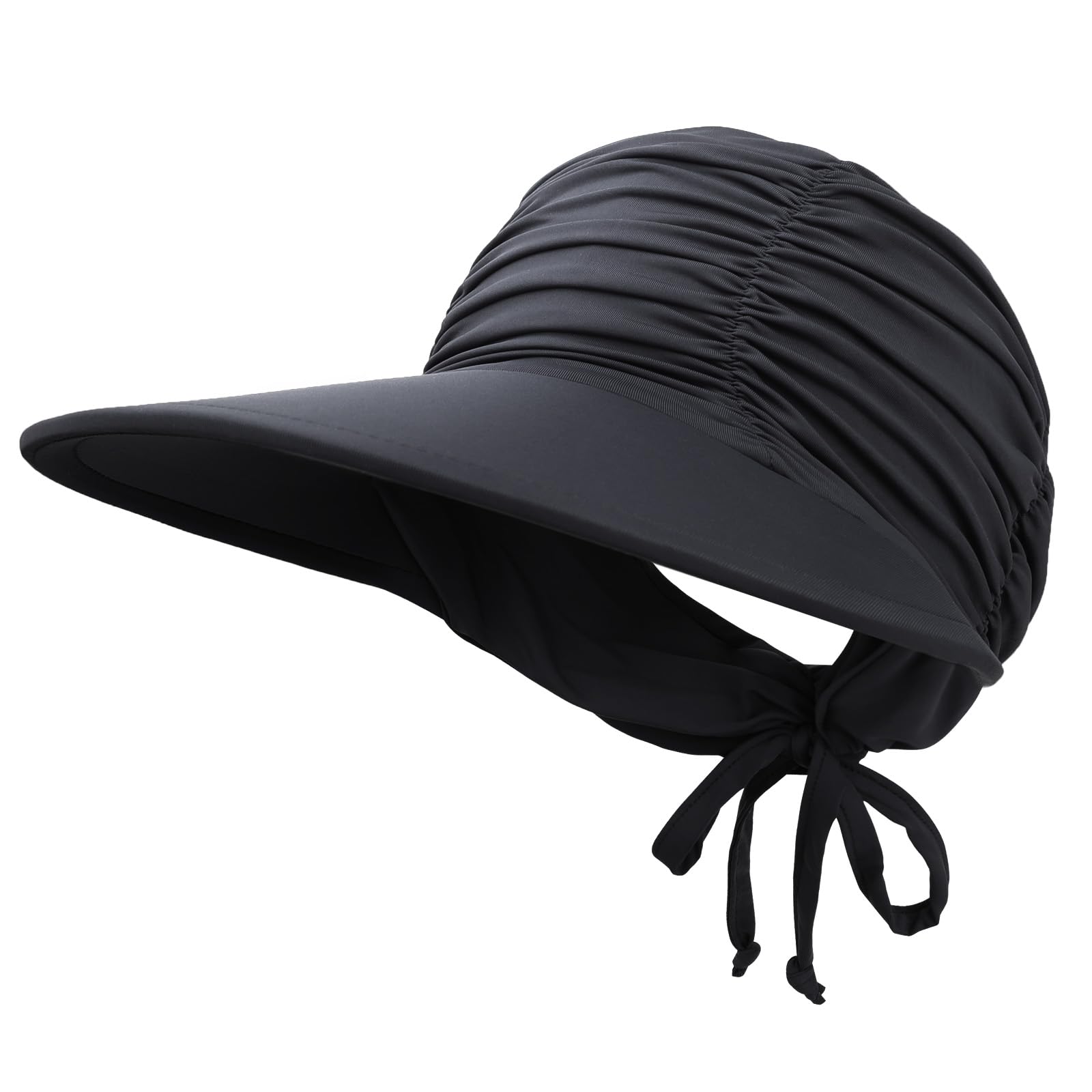 Women Visor Sun Hat Adjustable Foldable Wide Brim Sun Hats Summer UPF 50+ UV Protection Visor Cap for Outdoor Beach - Image 6