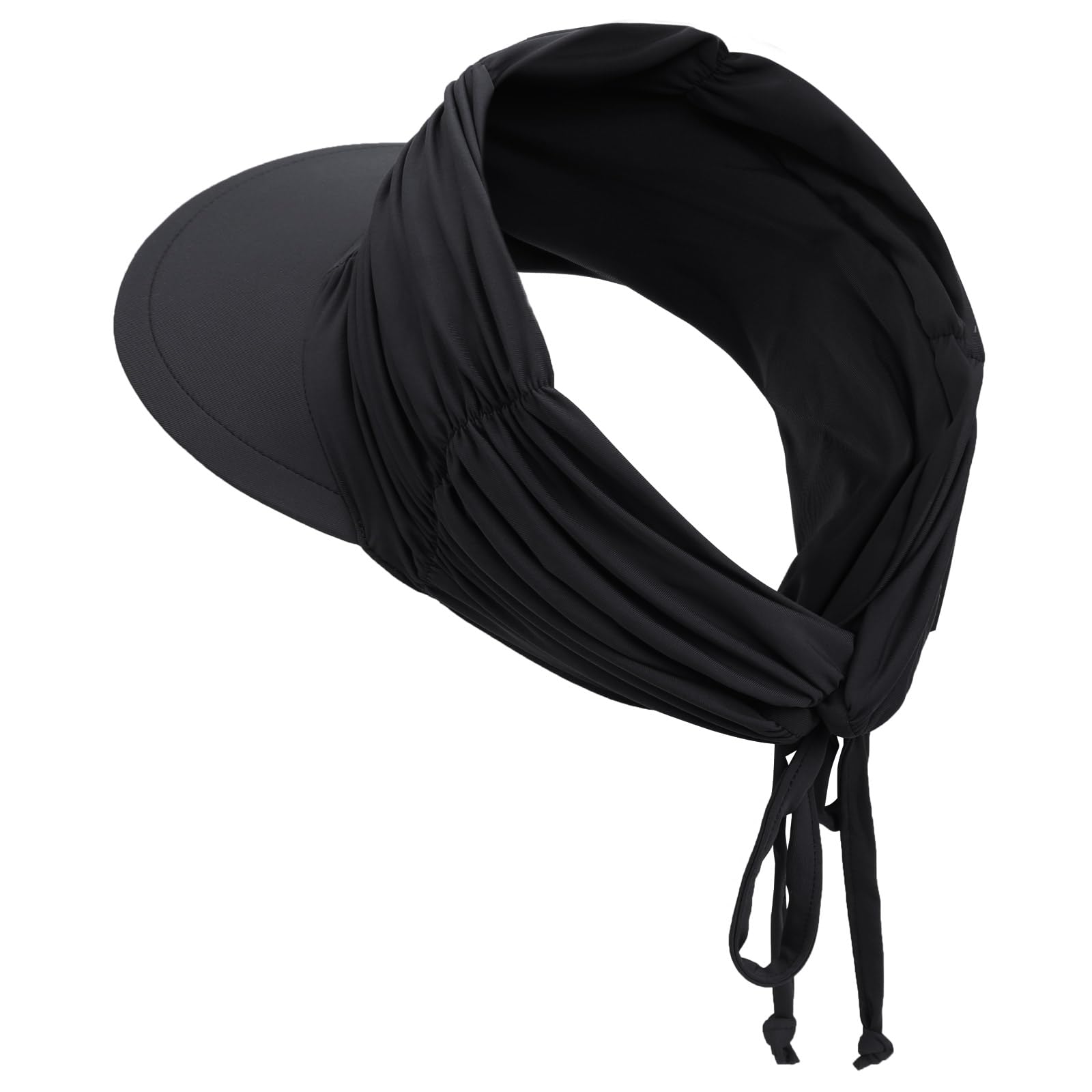 Women Visor Sun Hat Adjustable Foldable Wide Brim Sun Hats Summer UPF 50+ UV Protection Visor Cap for Outdoor Beach - Image 7
